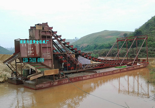 采金船 剛果金作業